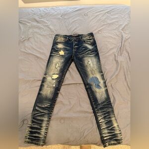Valabasas Distressed Blue Jeans